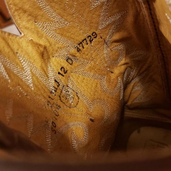 Dan Post Western Boots Size 12D main image 4